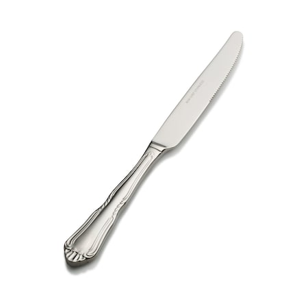 Bon Chef Sorento, Dinner Knife, Euro, Solid Handle, Mirror Finish, 13/0, 9.79" , set of 12 S1512